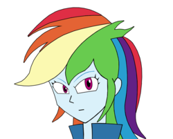 Size: 691x555 | Tagged: safe, artist:combatkaiser, rainbow dash, equestria girls, g4, female, simple background, solo, transparent background