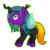 Size: 2500x2500 | Tagged: safe, artist:saturnstar14, queen chrysalis, oc, oc:purple strike, g4, clothes, cosplay, costume, high res, solo