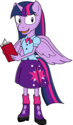 Size: 1461x2486 | Tagged: safe, artist:winxjenny, twilight sparkle, anthro, plantigrade anthro, g4, clothes, equestria girls outfit, female, simple background, solo, sonic the hedgehog (series), sonicified, transparent background, twilight sparkle (alicorn), uncanny valley