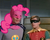 Size: 714x569 | Tagged: safe, edit, pinkie pie, g4, 60s batman, adam west, batman, batman and robin, burt ward, robin