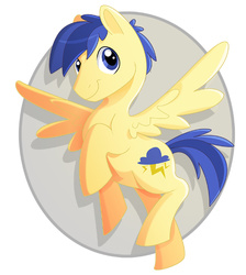 Size: 557x621 | Tagged: safe, artist:thunder-chaser, oc, oc only, oc:thunder chaser, pegasus, pony, cute, solo