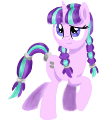 Size: 520x578 | Tagged: safe, artist:paking pie, edit, starlight glimmer, g4, female, recolor, solo