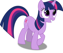 Size: 3522x3000 | Tagged: safe, artist:dashiesparkle, artist:hawk9mm, twilight sparkle, pony, unicorn, g4, stare master, .svg available, cute, female, high res, looking up, ponyscape, raised hoof, simple background, smiling, solo, transparent background, twiabetes, unicorn twilight, vector