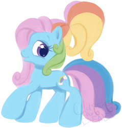 Size: 919x960 | Tagged: safe, artist:colossalstinker, rainbow dash (g3), g3, g3.5, female, solo