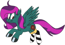 Size: 1008x705 | Tagged: safe, artist:stinkek, oc, oc only, oc:art stroke, pegasus, pony, clothes, female, mare, request, socks, solo, striped socks