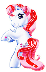 Size: 223x350 | Tagged: safe, always and forever, earth pony, pony, g3, official, female, mare, simple background, solo, white background