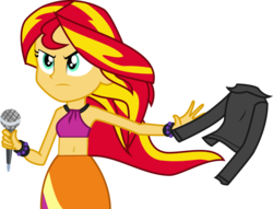 Size: 1280x979 | Tagged: safe, edit, sunset shimmer, equestria girls, g4, belly button, female, midriff, solo