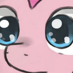 Size: 640x640 | Tagged: dead source, safe, artist:speccysy, pinkie pie, g4, close-up, cropped, extreme close-up, female, reaction image, solo, stare