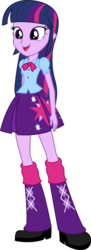 Size: 4076x11200 | Tagged: safe, artist:mewtwo-ex, twilight sparkle, equestria girls, g4, .ai available, absurd resolution, boots, bowtie, clothes, cute, female, leg warmers, long hair, open mouth, pleated skirt, shoes, simple background, skirt, solo, transparent background, twiabetes, twilight sparkle (alicorn), vector