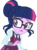 Size: 4709x6360 | Tagged: safe, artist:lunarina, sci-twi, twilight sparkle, equestria girls, g4, my little pony equestria girls: friendship games, absurd resolution, clothes, crystal prep academy, crystal prep academy uniform, crystal prep shadowbolts, female, frightened, glasses, necktie, school tie, school uniform, schoolgirl, simple background, skirt, solo, transparent background, vector