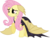 Size: 5112x3924 | Tagged: safe, artist:djdavid98, fluttershy, bat pony, pony, g4, my little pony: friendship is magic, scare master, .ai available, .svg available, clothes, costume, fake flutterbat, fangs, female, flutterbat, flutterbat costume, nightmare night costume, sad, simple background, solo, transparent background, vector