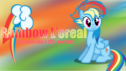 Size: 1024x576 | Tagged: safe, artist:dashiesparkle, artist:hawk9mm, artist:sailortrekkie92, rainbow dash, g4, 20% cooler, alternate hairstyle, manebow sparkle, punklight sparkle, wallpaper