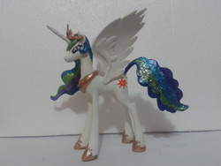 Size: 2560x1920 | Tagged: safe, artist:succubi samus, princess celestia, pony, g4, clay figure, irl, ornament, photo, profile, regalia, sculpture, solo