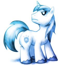 Size: 512x512 | Tagged: safe, artist:remyroez, shining armor, g4, looking back, male, solo