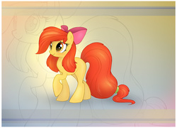 Size: 1280x924 | Tagged: safe, artist:sherwoodwhisper, apple bloom, g4, female, older, solo, teenager, zoom layer