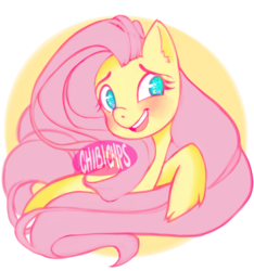 Size: 5000x5337 | Tagged: safe, artist:chibicmps, fluttershy, pony, g4, absurd resolution, female, simple background, solo, transparent background, watermark