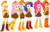 Size: 15284x9891 | Tagged: dead source, safe, artist:birdalliance, applejack, fluttershy, pinkie pie, rainbow dash, rarity, sunset shimmer, equestria girls, g4, absurd resolution, belt, boots, clothes, cowboy boots, cowboy hat, crossover, disney, fireside girls, freckles, group, hat, high heel boots, humane five, humane six, jacket, phineas and ferb, shirt, shoes, simple background, skirt, socks, transparent background, uniform, vector, vest