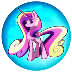 Size: 2156x2156 | Tagged: safe, artist:flamevulture17, princess cadance, g4, female, high res, orb, solo
