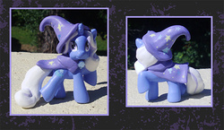 Size: 600x349 | Tagged: safe, artist:kaizerin, trixie, pony, unicorn, g4, blind bag, customized toy, female, mare, solo