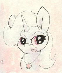 Size: 686x808 | Tagged: safe, artist:slightlyshade, trixie, pony, unicorn, g4, female, mare, solo, traditional art