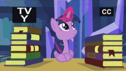Size: 500x281 | Tagged: safe, screencap, twilight sparkle, alicorn, pony, g4, made in manehattan, season 5, :p, :t, adorkable, animated, book, bored, cute, dork, eyes closed, facedesk, female, floppy ears, frown, grumpy twilight, magic, mare, pile of books, raised eyebrow, raspberry, reading, solo, table, telekinesis, tongue out, twiabetes, twilight sparkle (alicorn)