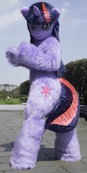 Size: 391x768 | Tagged: safe, artist:tashiroyu, twilight sparkle, human, g4, cosplay, costume, fursuit, irl, irl human, photo, solo