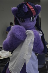 Size: 508x768 | Tagged: safe, artist:tashiroyu, twilight sparkle, human, g4, clothes, cosplay, costume, fursuit, irl, irl human, photo, solo