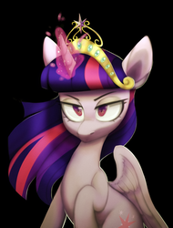 Size: 1290x1699 | Tagged: safe, artist:fensu-san, twilight sparkle, alicorn, pony, g4, big crown thingy, female, mare, solo, twilight sparkle (alicorn)