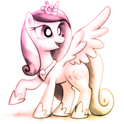 Size: 512x512 | Tagged: safe, artist:remyroez, princess cadance, alicorn, pony, g4, female, mare, solo