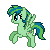 Size: 50x50 | Tagged: safe, artist:lost-our-dreams, oc, oc only, oc:ivybrush, pegasus, pony, animated, commission, flying, icon, pixel art, simple background, transparent background