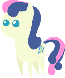 Size: 1157x1379 | Tagged: safe, artist:sketchmcreations, bon bon, sweetie drops, g4, female, pointy ponies, simple background, solo, transparent background