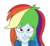 Size: 601x555 | Tagged: safe, artist:combatkaiser, rainbow dash, equestria girls, g4, female, simple background, solo, transparent background