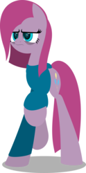 Size: 1447x2925 | Tagged: safe, artist:zacatron94, pinkie pie, g4, female, lineless, pinkamena diane pie, simple background, solo, transparent background