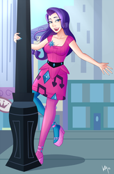 Size: 1500x2287 | Tagged: safe, artist:emberfan11, rarity, human, equestria girls, g4, life is a runway, my little pony equestria girls: rainbow rocks, clothes, female, humanized, older, solo