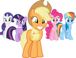 Size: 775x597 | Tagged: safe, artist:mrcbleck, applejack, pinkie pie, rainbow dash, rarity, twilight sparkle, g4, .svg available, cute, dashabetes, diapinkes, jackabetes, raribetes, simple background, squee, svg, transparent background, twiabetes, vector