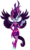 Size: 3000x4942 | Tagged: safe, artist:theshadowstone, sci-twi, twilight sparkle, equestria girls, g4, my little pony equestria girls: friendship games, clothes, dark magic, dress, female, fingerless gloves, gloves, glowing eyes, glowing horn, high res, horn, magic, midnight sparkle, necklace, simple background, solo, transparent background, vector