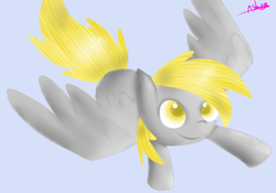 Size: 707x495 | Tagged: safe, artist:ashee, derpy hooves, pegasus, pony, g4, female, mare, solo