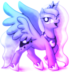 Size: 512x512 | Tagged: safe, artist:remyroez, princess luna, g4, female, solo