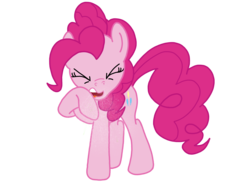 Size: 2048x1536 | Tagged: safe, artist:proponypal, pinkie pie, g4, female, nostrils, simple background, sneezing, solo, spray, transparent background, vector