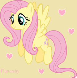 Size: 1600x1604 | Tagged: safe, fluttershy, pegasus, pony, g4, female, kindness, paint, solo, yay