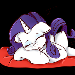 Size: 2809x2809 | Tagged: safe, artist:lasky111, rarity, g4, drool, female, high res, sleeping, solo