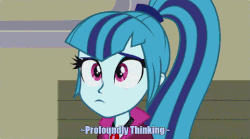 Size: 520x290 | Tagged: safe, edit, screencap, aria blaze, sonata dusk, equestria girls, g4, my little pony equestria girls: rainbow rocks, animated, argument, brony, catfight, female, high ponytail, long hair, pigtails, ponytail, punch, spoiler, twintails