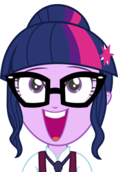 Size: 5135x7481 | Tagged: safe, artist:luckreza8, sci-twi, twilight sparkle, equestria girls, g4, my little pony equestria girls: friendship games, .svg available, absurd resolution, adorkable, clothes, crystal prep academy, crystal prep academy uniform, crystal prep shadowbolts, cute, dork, female, glasses, happy, inkscape, looking up, meganekko, open mouth, open smile, school uniform, simple background, singing, smiling, solo, transparent background, twiabetes, vector, what more is out there
