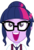 Size: 5135x7481 | Tagged: safe, artist:luckreza8, sci-twi, twilight sparkle, equestria girls, g4, my little pony equestria girls: friendship games, .svg available, absurd resolution, adorkable, clothes, crystal prep academy, crystal prep academy uniform, crystal prep shadowbolts, cute, dork, female, glasses, happy, inkscape, looking up, meganekko, open mouth, open smile, school uniform, simple background, singing, smiling, solo, transparent background, twiabetes, vector, what more is out there