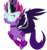 Size: 1024x1080 | Tagged: safe, artist:daringashia, sci-twi, twilight sparkle, equestria girls, g4, my little pony equestria girls: friendship games, demon twilight, duckery in the description, equestria girls ponified, evil twilight, female, midnight sparkle, ponified, simple background, solo, transparent background