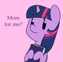Size: 1169x1143 | Tagged: safe, artist:estrill, twilight sparkle, g4, ask, askbookobsessedtwilight, book, bookhorse, cute, female, solo, that pony sure does love books, tumblr, twiabetes