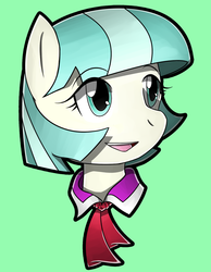 Size: 1400x1800 | Tagged: safe, artist:flam3zero, coco pommel, g4, female, portrait, solo