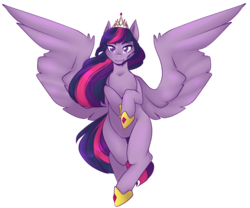 Size: 1024x853 | Tagged: safe, artist:sightlesskitten, twilight sparkle, alicorn, pony, g4, crown, female, mare, solo, twilight sparkle (alicorn)