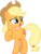 Size: 2722x3582 | Tagged: safe, artist:porygon2z, applejack, earth pony, pony, g4, make new friends but keep discord, my little pony: friendship is magic, crying, crying on the outside, female, high res, mare, open mouth, simple background, solo, tears of joy, transparent background, vector