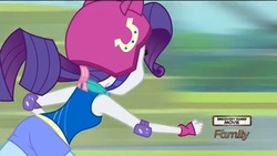 Size: 1280x720 | Tagged: safe, screencap, rarity, human, equestria girls, g4, my little pony equestria girls: friendship games, ass, butt, female, rearity, solo